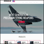 Screen shot of the MBDA Missile Systems website.