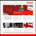 Screen shot of the Redhill Manufacturing Ltd website.