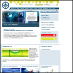 Screen shot of the The Security Institute website.