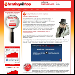 Screen shot of the Heating Oil Shop Ltd website.