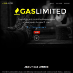 Screen shot of the Gas Ltd website.