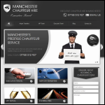 Screen shot of the Manchester Chauffeur Hire website.