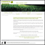 Screen shot of the Chemtech Environmental Ltd website.