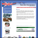 Screen shot of the The Classic Motor Boat Association of Great Britain website.