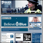 Screen shot of the Police Federation of England and Wales website.