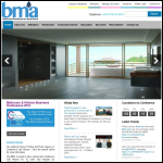 Screen shot of the Bathroom Manufacturers Association website.