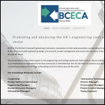 Screen shot of the British Chemical Engineering Contractors Association website.