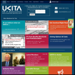 Screen shot of the The UK IT Association website.