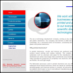 Screen shot of the DZP Technologies Ltd website.