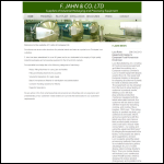 Screen shot of the F Jahn & Company Ltd website.