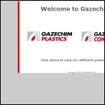 Screen shot of the Gazechim Composites UK website.