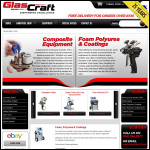Screen shot of the Glascraft UK Ltd website.