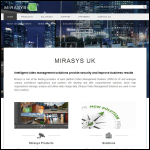 Screen shot of the Mirasys UK Ltd website.