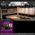 Screen shot of the Oakwood Kitchens website.