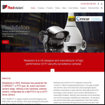 Screen shot of the RedVision CCTV Ltd website.