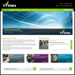 Screen shot of the Titan Motorsport & Automotive Engineering Ltd website.