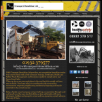 Screen shot of the W & H Transport Demolition Ltd website.
