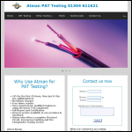 Screen shot of the Atman PAT Testing website.