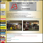 Screen shot of the Alton Bolt & Tool website.