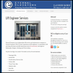 Screen shot of the Eternal Elevators website.