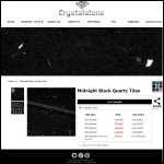 Screen shot of the Black Quartz Tiles Ltd website.