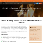 Screen shot of the Embers Fireplaces and Stoves Ltd website.
