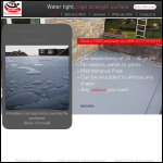 Screen shot of the Composite Flat Roofing website.