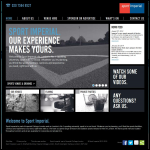 Screen shot of the Sport Imperial website.