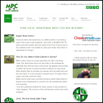 Screen shot of the MPC Mole Catcher website.