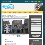 Screen shot of the Window Magic Cleaning website.