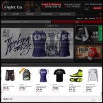 Screen shot of the Fight Co website.