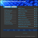 Screen shot of the Byrons Family Butchers website.