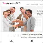 Screen shot of the Zen Commercial EPC website.