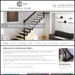 Screen shot of the Continental Stairs website.