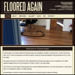 Screen shot of the Floored Again website.