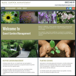 Screen shot of the Quest Garden Management website.