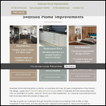 Screen shot of the Swansea Home Improvements website.