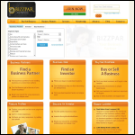 Screen shot of the Bizzpar Business Finance website.