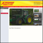 Screen shot of the Ace Plant website.