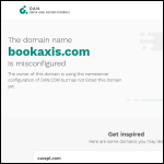 Screen shot of the Bookaxis website.