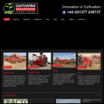 Screen shot of the Cultivating Solutions website.