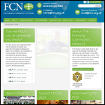Screen shot of the The Farming Community Network website.