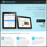 Screen shot of the Firetronic Software Ltd website.