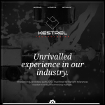 Screen shot of the Kestrel Technologies Ltd website.