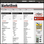Screen shot of the MarketBook website.