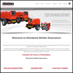 Screen shot of the Shindaiwa Ltd website.