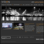 Screen shot of the Vision Accendo Ltd website.