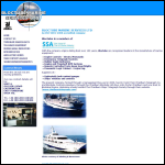 Screen shot of the Bloctube Marine Services Ltd website.
