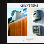 Screen shot of the G8 Systems website.