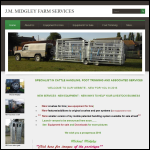 Screen shot of the J. M. Midgley Farm Services website.